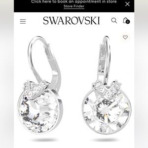 Swarovski Bella V drop earrings
